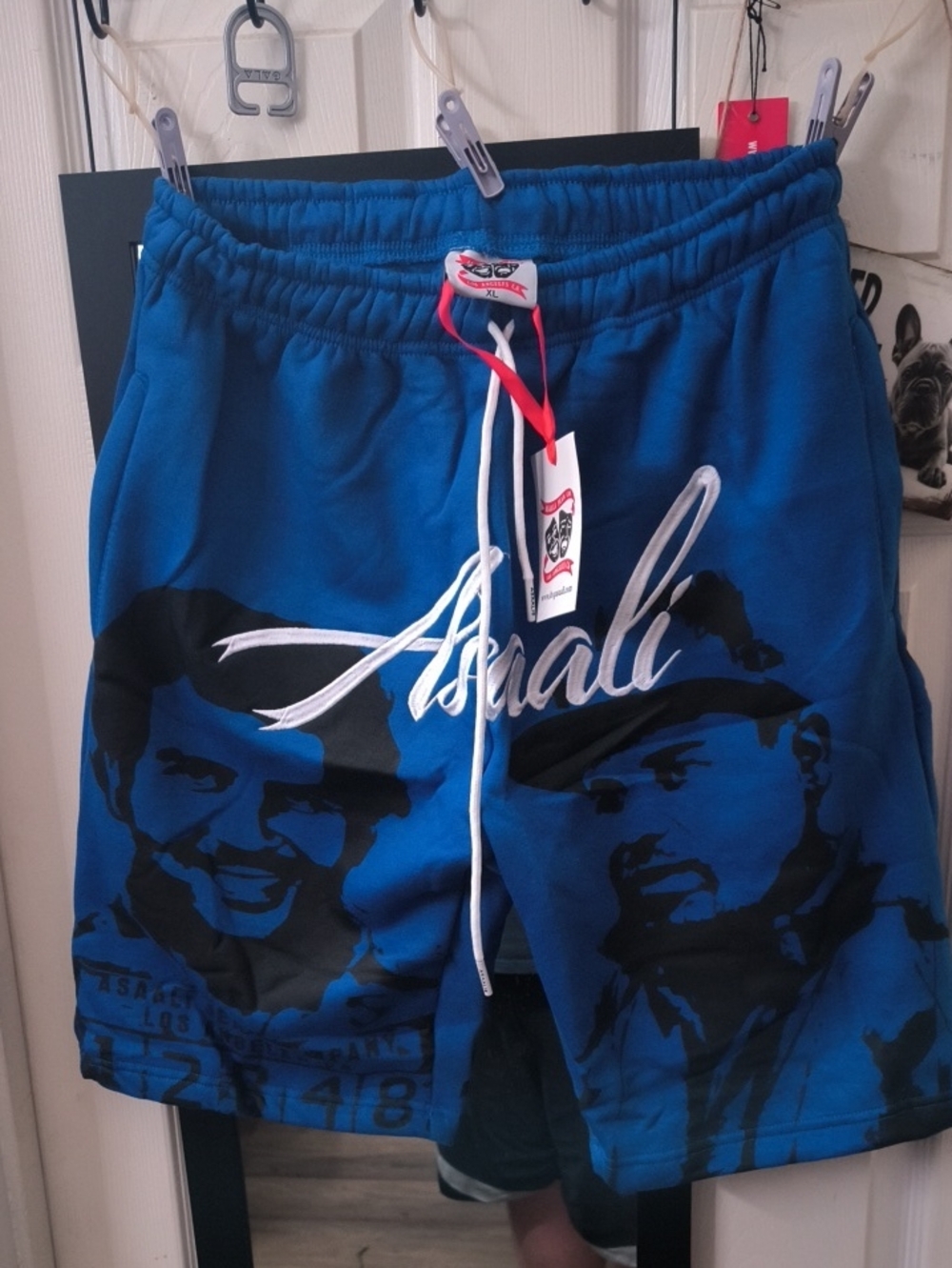 Brand New W Tags Blue N Black Asaali Shorts Size XL